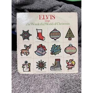 Elvis Presley – Elvis Sings The Wonderful World of Christmas LP – Untested